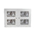 Dekorative Box DKD Home Decor Weiß Kristall Holz MDF Romantisch Fotorahmen Zähler