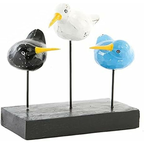 Deko-Figur DKD Home Decor Vögel Kiwi Mediterraner