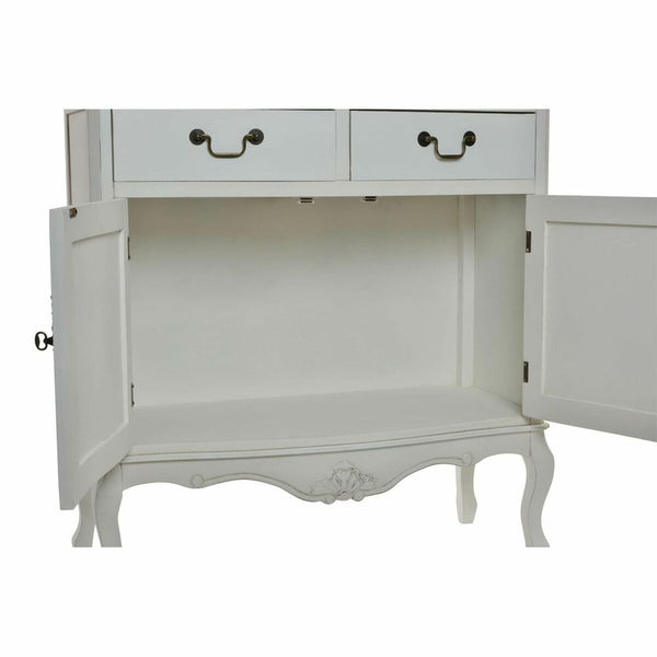 Displayständer DKD Home Decor Kristall Holz Weiß (88 x 40 x 200 cm)