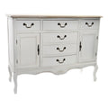 Anrichte DKD Home Decor   Weiß Hellbraun Tanne 118 x 45 x 90 cm