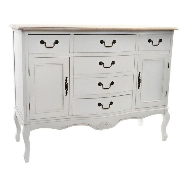 Anrichte DKD Home Decor   Weiß Hellbraun Tanne 118 x 45 x 90 cm