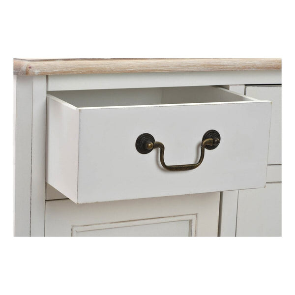 Anrichte DKD Home Decor   Weiß Hellbraun Tanne 118 x 45 x 90 cm