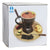 Schoko Fondue Set DKD Home Decor Edelstahl Porzellan