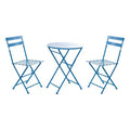 Tisch-Set mit 2 Stühlen DKD Home Decor MB-166634 Blau 80 cm 60 x 60 x 70 cm (3 pcs)