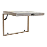 Dekorative Box DKD Home Decor Schwarz Gold Holz MDF Palmen Tropical Zähler (2 Stück)