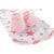 Bekleidungs-Set DKD Home Decor Blau Rosa 0-6 Monate Baumwolle Sterne (2 Stück)