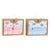 Bekleidungs-Set DKD Home Decor Blau Rosa 0-6 Monate Baumwolle Sterne (2 Stück)