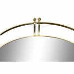 Tablett für Snacks DKD Home Decor 21,5 x 21,5 x 5,5 cm Spiegel Gold Metall Glam