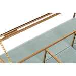 Box-Schmuckkästchen DKD Home Decor Kristall Metall grün Hellgrau (27 x 15 x 5,5 cm) (2 Stück)
