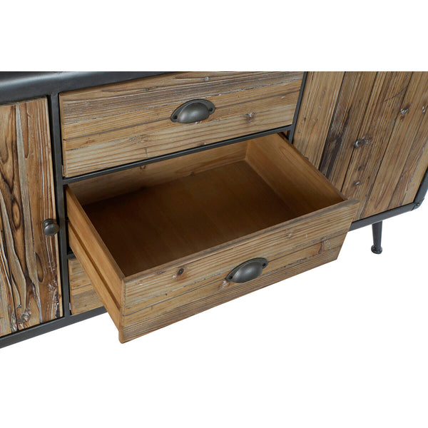 Anrichte DKD Home Decor MB-171204 144 x 45 x 75 cm Tanne natürlich Metall Hellgrau