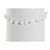 Vase DKD Home Decor Weiß Steingut Bommeln 12 x 12 x 24 cm
