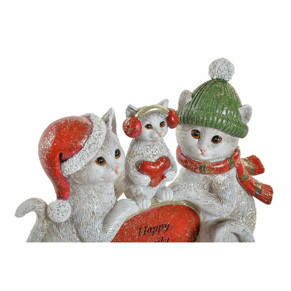Deko-Figur DKD Home Decor Katze 12,5 x 3 x 9,5 cm