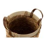 Korb-Set DKD Home Decor Braun natürlich Bambus Binsen Tropical 40 x 40 x 24 cm 4 Kg 3 Stücke