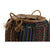 Korb DKD Home Decor Bunt Naturfaser Boho 41 x 41 x 40 cm 2 Stücke (2 Stück)