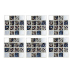 Untersetzer DKD Home Decor Harz Holz MDF (6 pcs)