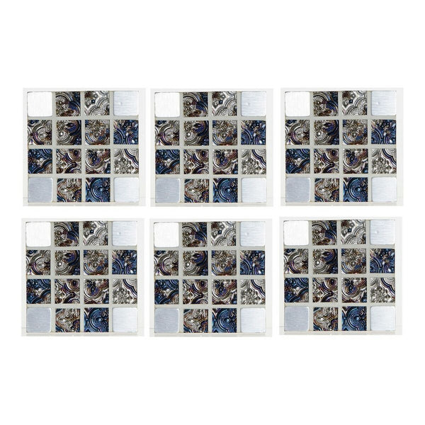 Untersetzer DKD Home Decor Harz Holz MDF (6 pcs)