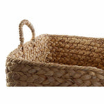 Korb-Set DKD Home Decor Braun natürlich Binsen (2 Stücke)