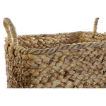 Korb-Set DKD Home Decor Braun natürlich Binsen (2 Stücke)