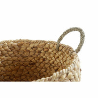 Korb-Set DKD Home Decor Braun natürlich Binsen (2 Stücke)