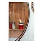 Gefäß für Küchenutensilien DKD Home Decor Edelstahl Kiefer Dolomite 11,5 x 11,5 x 26 cm 1 L