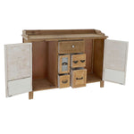Anrichte DKD Home Decor   Braun Schwarz Grau natürlich Holz Metall 116 x 35 x 82 cm