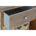 Anrichte DKD Home Decor   Braun Schwarz Grau natürlich Holz Metall 116 x 35 x 82 cm