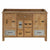 Anrichte DKD Home Decor   Braun Schwarz Grau natürlich Holz Metall 116 x 35 x 82 cm