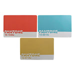 Platzset DKD Home Decor Pantone Blau Rot Gold Gummi 43,5 x 28,5 x 0,5 cm 3 Stücke