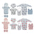 Baby-Geschenk-Set DKD Home Decor 0-6 Monate Baumwolle (2 pcs)