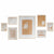Bilderrahmen für die Wand DKD Home Decor 32,5 x 1,5 x 45 cm Kristall natürlich Braun Moderne Holz MDF