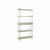 Regal DKD Home Decor 90 x 35 x 180 cm Kristall natürlich Holz Durchsichtig Holz MDF