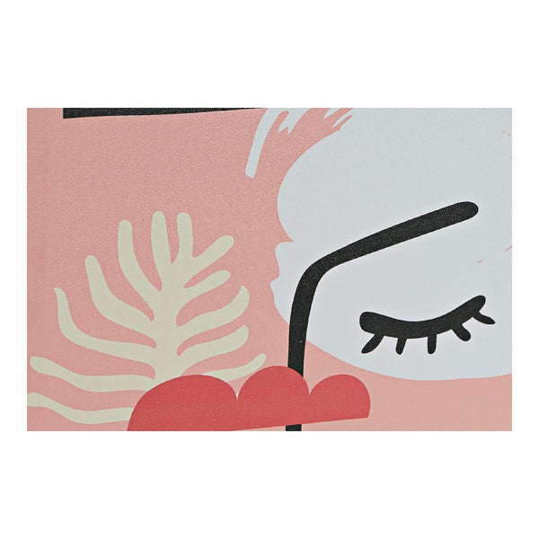 Bild DKD Home Decor Face Leinwand abstrakt (30 x 1,8 x 40 cm)