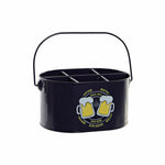 Eiskübel DKD Home Decor Gelb Bunt Marineblau Metall 27 x 17,5 x 13 cm