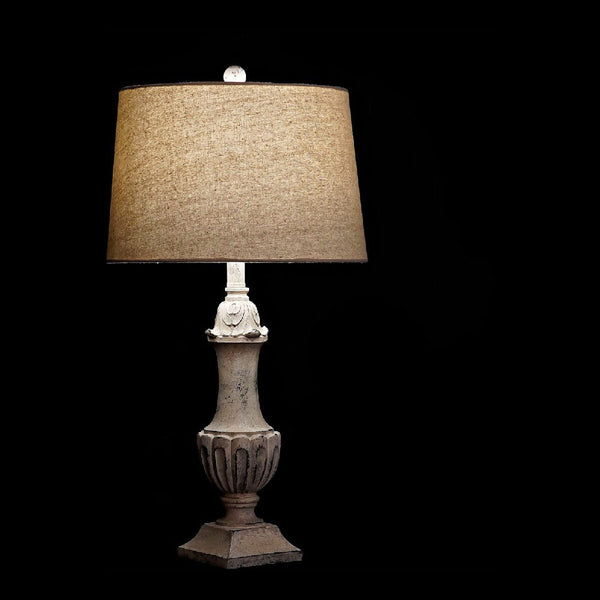 Tischlampe DKD Home Decor Creme Harz 220 V 60 W 38 x 38 x 73 cm