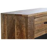 Anrichte DKD Home Decor Schwarz Grau Dunkelbraun Metall Mango-Holz 150 x 43 x 90 cm