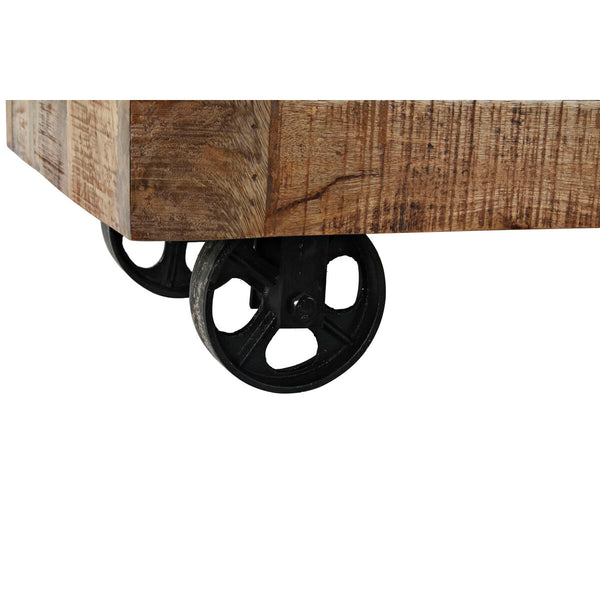 Anrichte DKD Home Decor Schwarz Grau Dunkelbraun Metall Mango-Holz 150 x 43 x 90 cm