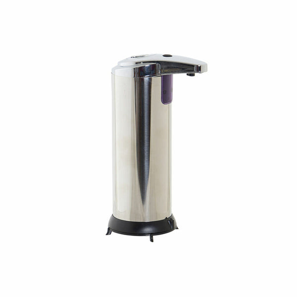 Automatischer Seifenspender mit Sensor DKD Home Decor Schwarz Silberfarben ABS 250 ml 11,1 x 7,5 x 19 cm