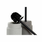 Toilettenbürste DKD Home Decor Hellgrau Dunkelgrau Stahl Steingut Scandi 10 x 10 x 39 cm (2 Stück)