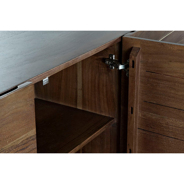 Anrichte DKD Home Decor Dunkelbraun Akazienholz 145 x 41 x 76 cm