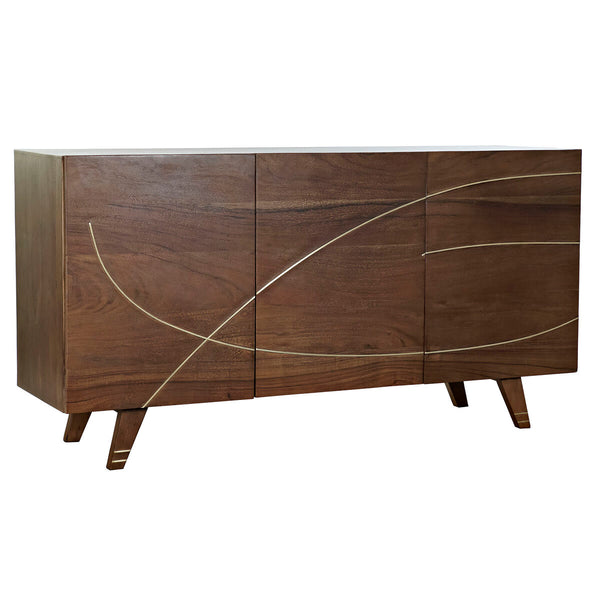 Anrichte DKD Home Decor Dunkelbraun Akazienholz 145 x 41 x 76 cm