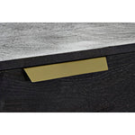 Anrichte DKD Home Decor Schwarz Gold Mango-Holz 145 x 41 x 77 cm