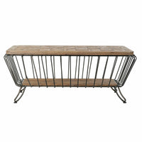 Tischdekoration DKD Home Decor 125 x 64 x 51 cm Metall Aluminium Kiefer