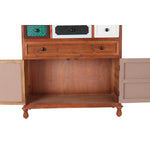 Schubladenschrank DKD Home Decor Braun Bunt Holz Holz MDF Moderne 90 x 40 x 104 cm