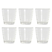 Gläserset DKD Home Decor Bunt Durchsichtig Kristall Kunststoff 250 ml (6 pcs)