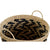 Korb-Set DKD Home Decor Schwarz Hellbraun Naturfaser (3 Stücke) (3 Stück)