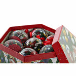 Weihnachtsbaumkugeln DKD Home Decor Weihnachtsmann PVC (7 pcs) (7.5 x 7.5 x 12 cm)