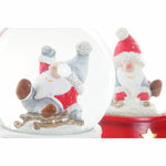 Weihnachtsbaumkugel DKD Home Decor Harz Kristall Weihnachtsmann (2 pcs) (9.5 x 9.5 x 13.5 cm)