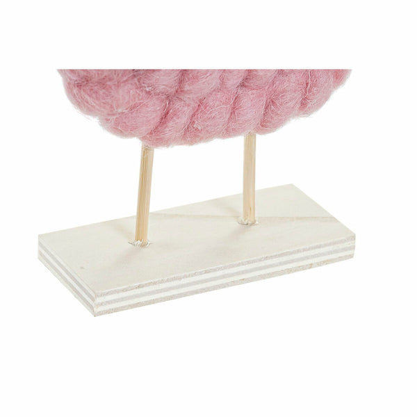 Weihnachtsschmuck DKD Home Decor Polyester Holz (2 pcs) (10 x 4 x 16 cm)