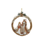 Weihnachtskranz DKD Home Decor Nacimiento Poliester 49X5X49 Kunststoff (Restauriert B)