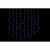 LED-Lichtvorhang DKD Home Decor Blau 100 x 1 x 100 cm